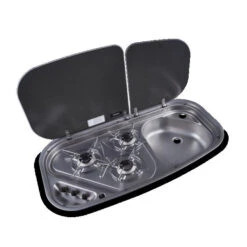 DOMETIC COMBI UNIT - 3 BURNER SINK COMBINATION