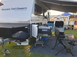 BBQARM Kit Black 850mm Arm Regular Size Tray For Weber Baby Q Or Similar -Dometic Shop BBQARM Kit for Caravan Or Trailer 850mm Arm Black Regular BBQARM 1628493983