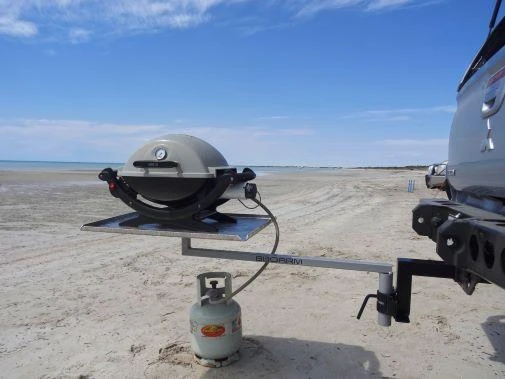 BBQARM Vehicle Tow-Hitch Mount Galvanised And Painted Black 4 BBQARM Vehicle Tow-Hitch Mount Galvanised And Painted Black - Image 2