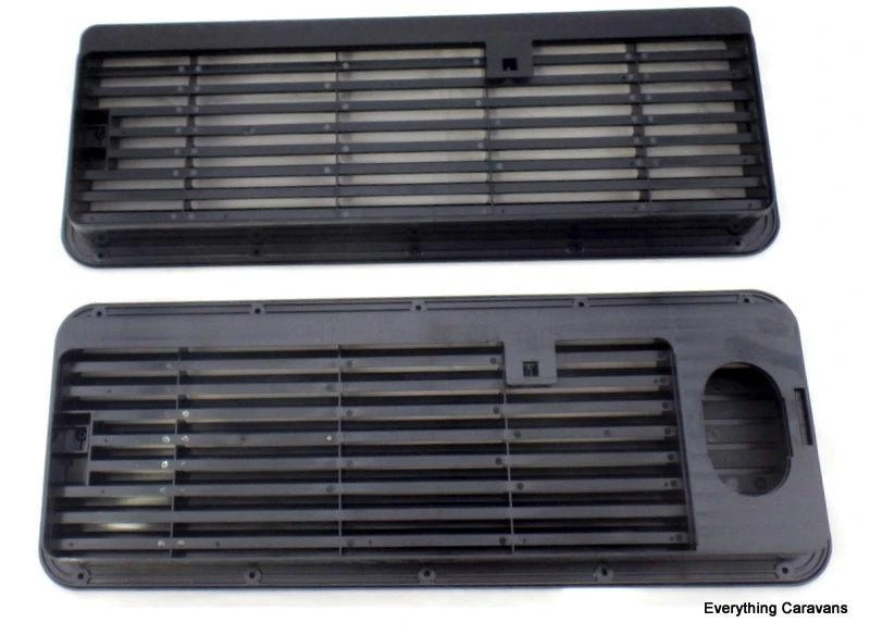 Black Complete Vent Set For 3 Way Fridge Dometic Caravan Fridge Under 90 Litres 4 Black Complete Vent Set For 3 Way Fridge Dometic Caravan Fridge Under 90 Litres - Image 2