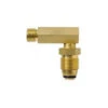 Brass Gas Fitting Male POL X 3-8 Left Hand Thread Male 90 Degree Adaptor -Dometic Shop Brass Gas Fitting Male POL x 3 8 Left Hand Thread Male 90 degree Adaptor Gas Components 1639562603