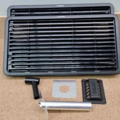 Complete Black Vent Set For 3 Way Fridge Dometic Caravan Fridge Above 90 Litres