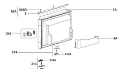 Dometic Freezer Door Shelf Suits Model RM7851 - No Longer Available -Dometic Shop Dometic RM7851 Freezer Door Shelf Dometic 1616412799