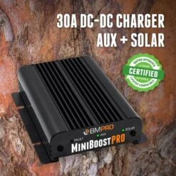 BMPro MINIBOOSTPRO 30A DC–DC 12volt Charger With Solar Input