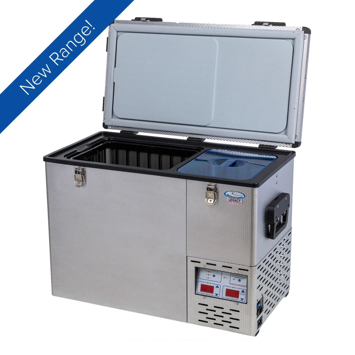 National Luna 50 Litre LEGACY Stainless Steel Fridge And Freezer - Dual Zone 3 National Luna 50 Litre LEGACY Stainless Steel Fridge And Freezer - Dual Zone