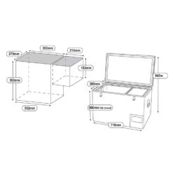 National Luna 50 Litre LEGACY Stainless Steel Fridge And Freezer - Dual Zone 13 National Luna 50 Litre LEGACY Stainless Steel Fridge And Freezer - Dual Zone -Dometic Shop National Luna 50 litre LEGACY Stainless Steel Fridge and Freezer Dual Zone National Luna 1622186636
