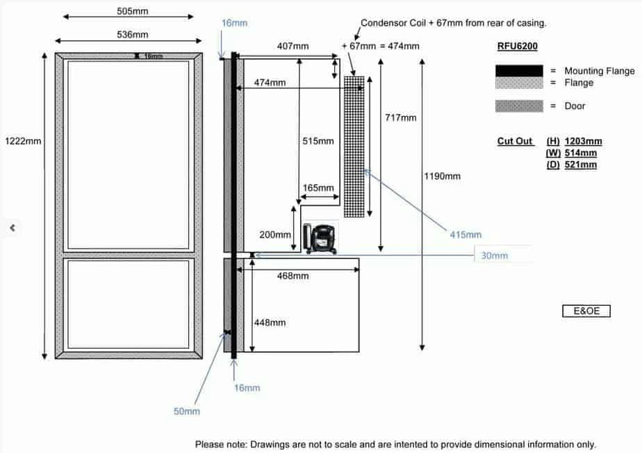 Nova Kool RFU6209 DC 151 Litre Upright Fridge Freezer 5 Nova Kool RFU6209 DC 151 Litre Upright Fridge Freezer - Image 3