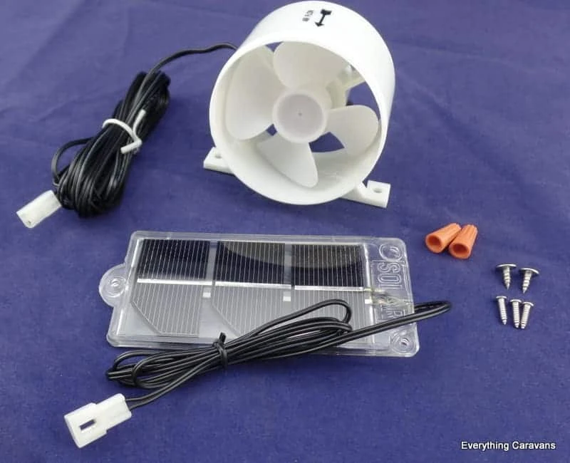 Solar Fridge Fan For 3 Way Fridges Caravan And RV 3 Solar Fridge Fan For 3 Way Fridges Caravan And RV
