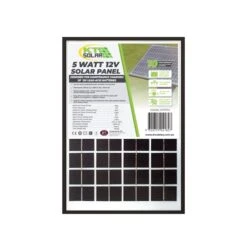 Solar Panel 5 Watt Mono 12V