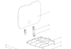 THETFORD 4 Burner Lid Shutoff Switch For Argent Hob