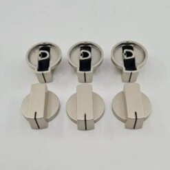 Thetford Straight Knobs Matt Nickle (Pack Of 6)